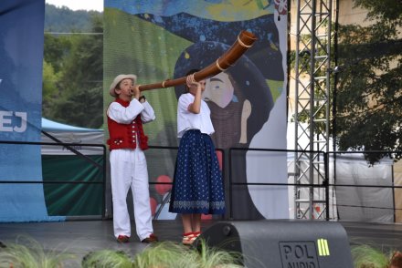Mała scena Tygodnia Kultury Beskidzkiej w Wiśle